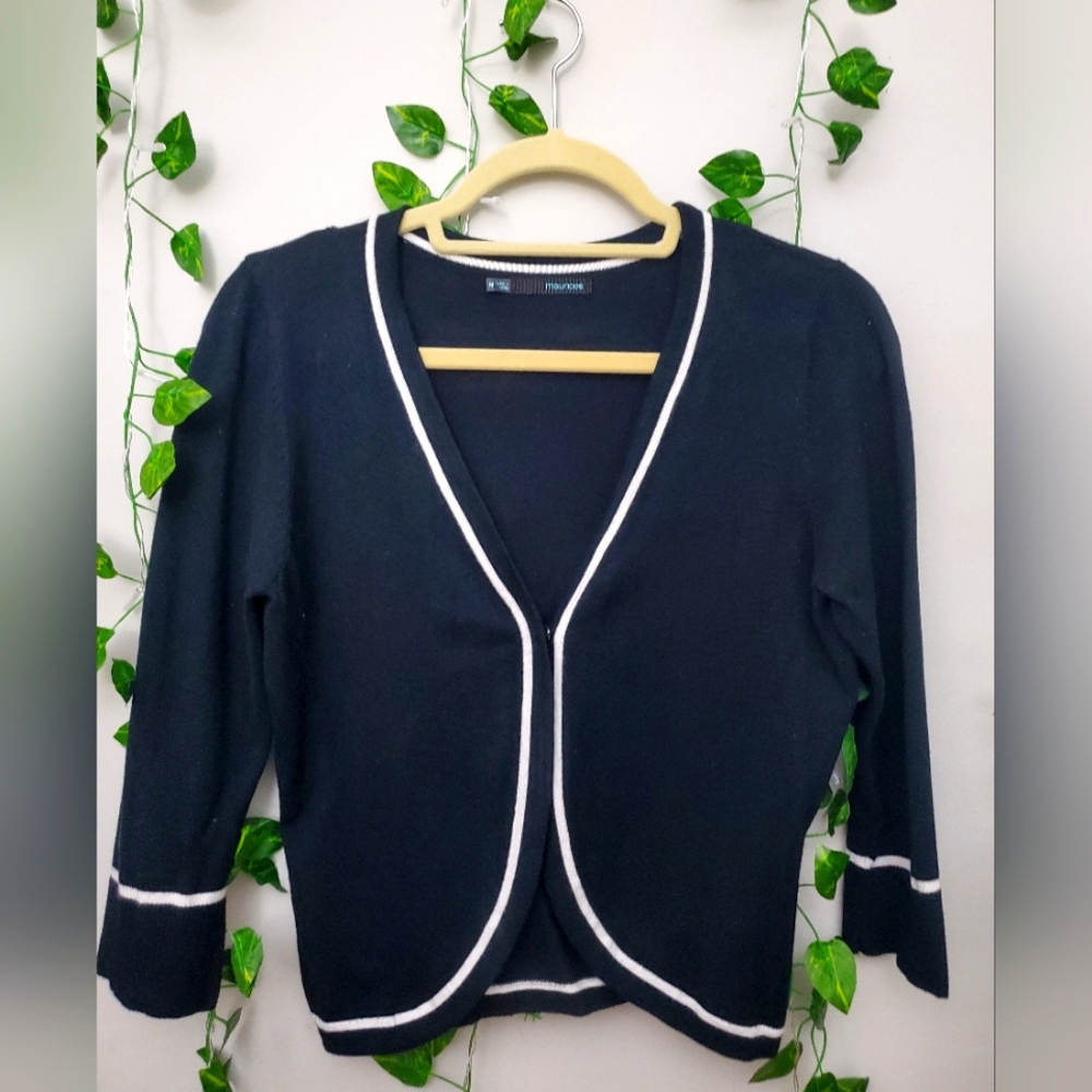 Maurice small black cardigan